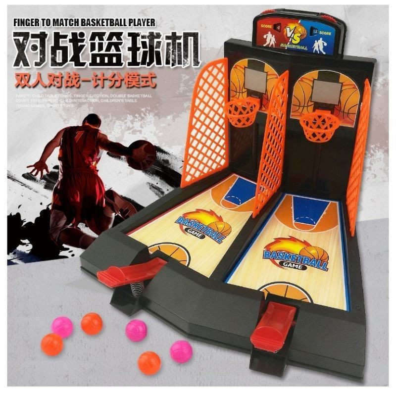 Mainan Shoot Ball Finger Basket Ball Game Bola Basket Jari Shoot
