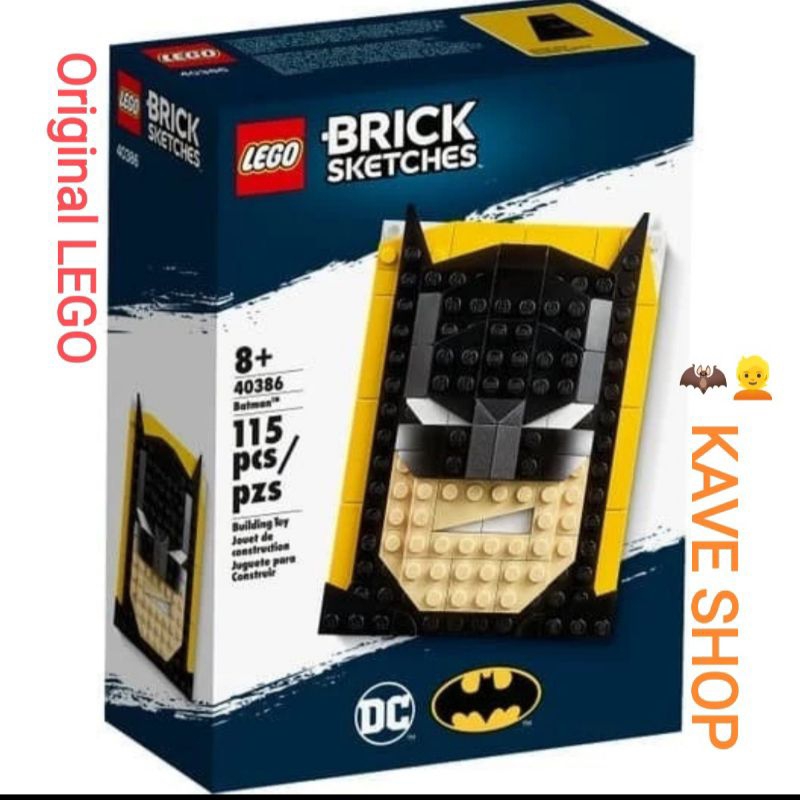 LEGO 40386 Super Heroes : Brick Sketches Batman