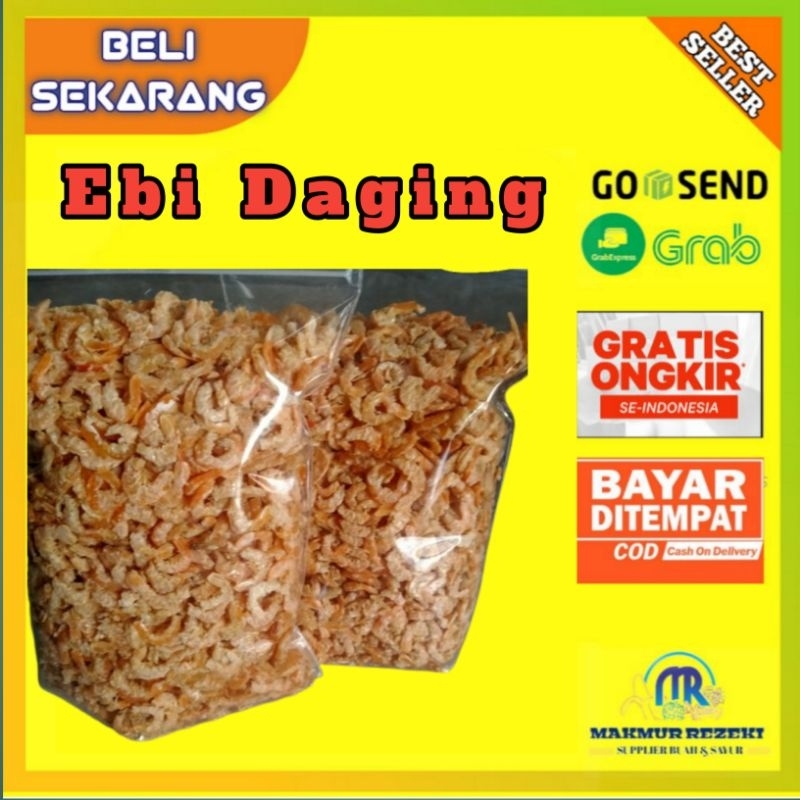 

Udang Ebi Daging kering kupas bersih kualitas super