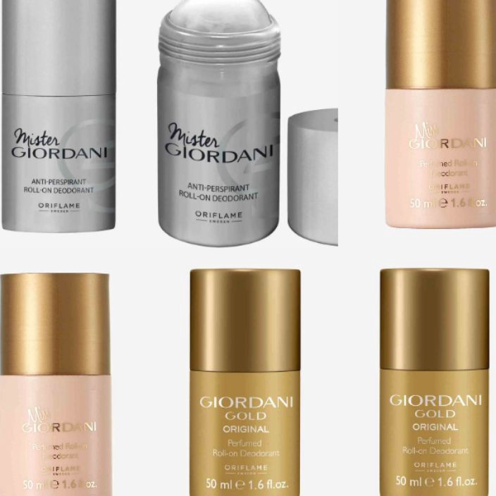 STAR Giordani Gold Original Deodorant RollOnMiss Giordani Deodorant RollOnMister Giordani Antiperspi