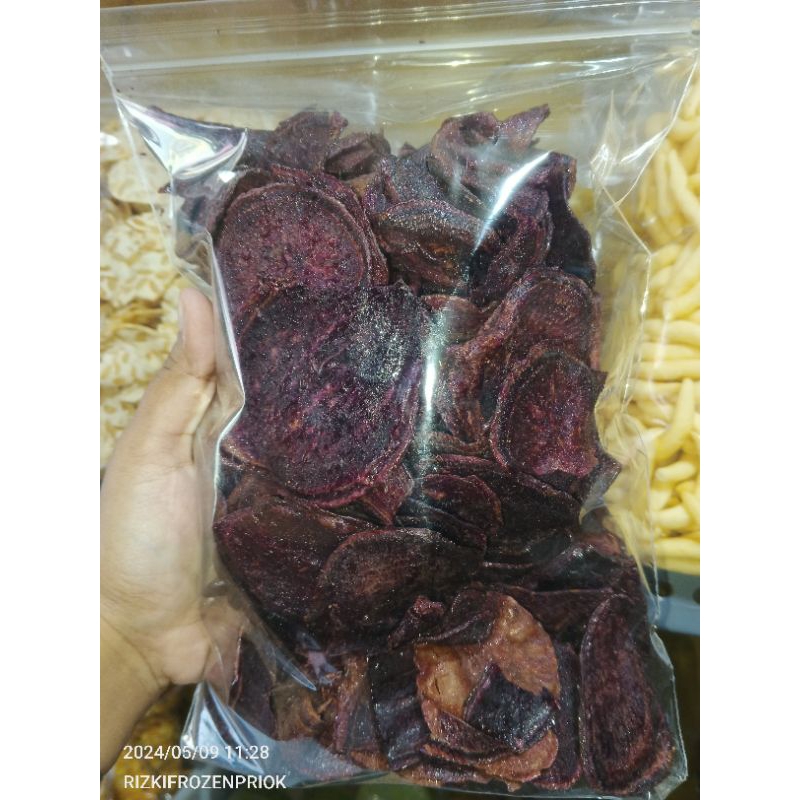 

Kripik ubi ungu 350gram