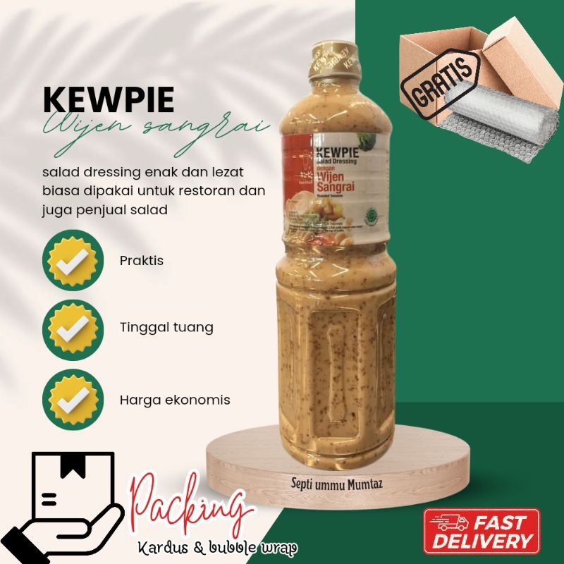 

kewpie wijen sangrai 1 liter