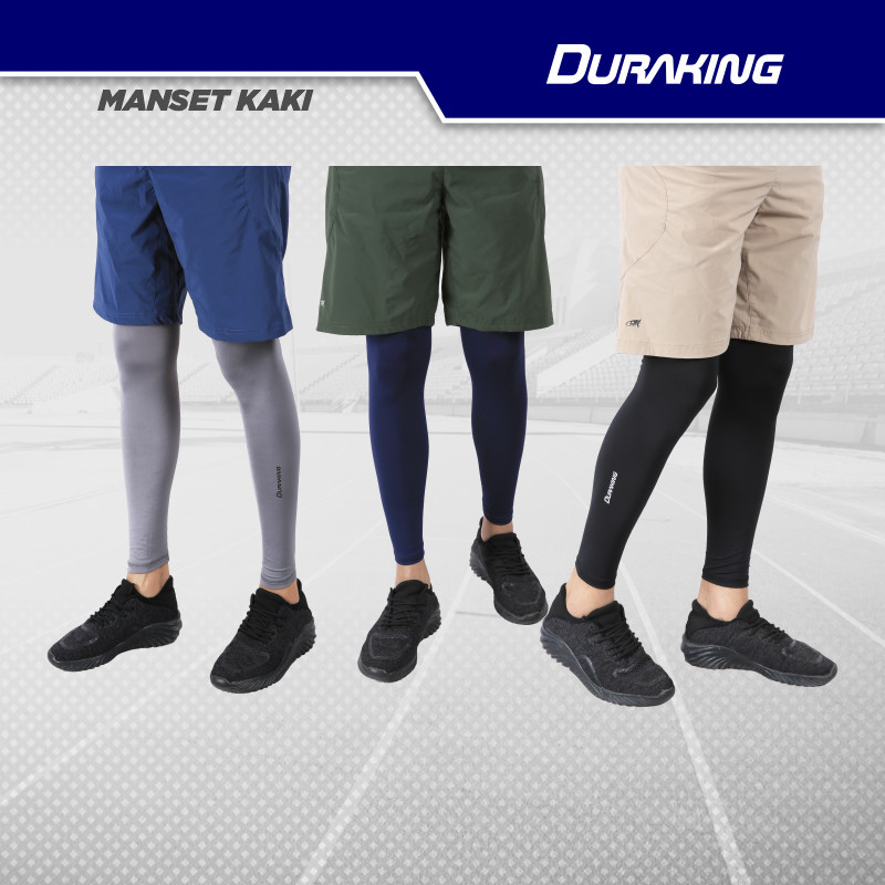 DURAKING Manset Kaki Solid Color Leg Sleeve