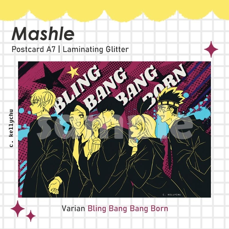

Postcard Mini A7 [ Mashle ] by Kellychu