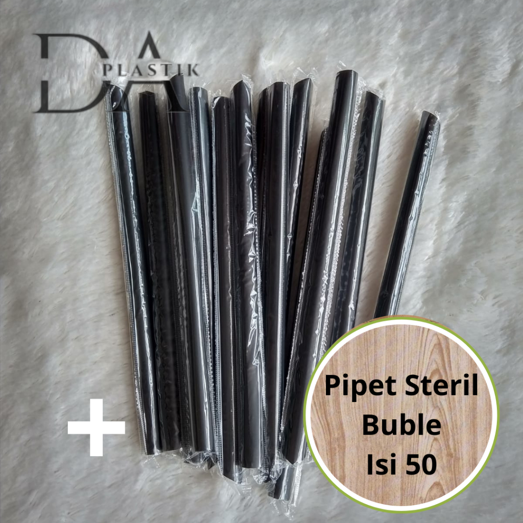 50Pcs Pipet Steril Buble Boba