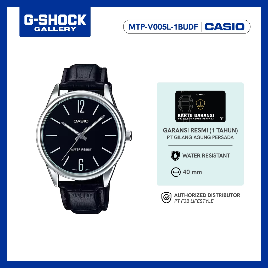 Casio Jam Tangan Pria MTP-V005L-1BUDF