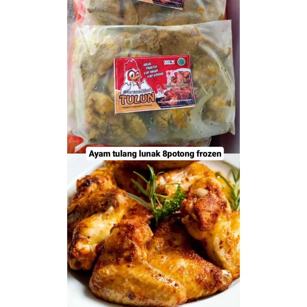 

Ayam tulang lunak / ayam tulun / ayam presto isi 8 potong frozen