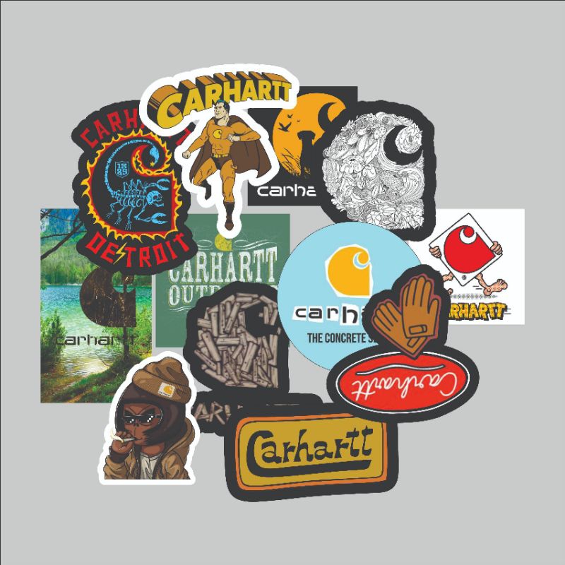 

Stiker Brand Carharttt part 2 terbaruu isi 12pcs Graftac