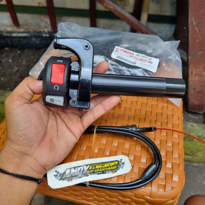 gas spontan yz gas spontan Yamaha YZ set tombol on/off stater