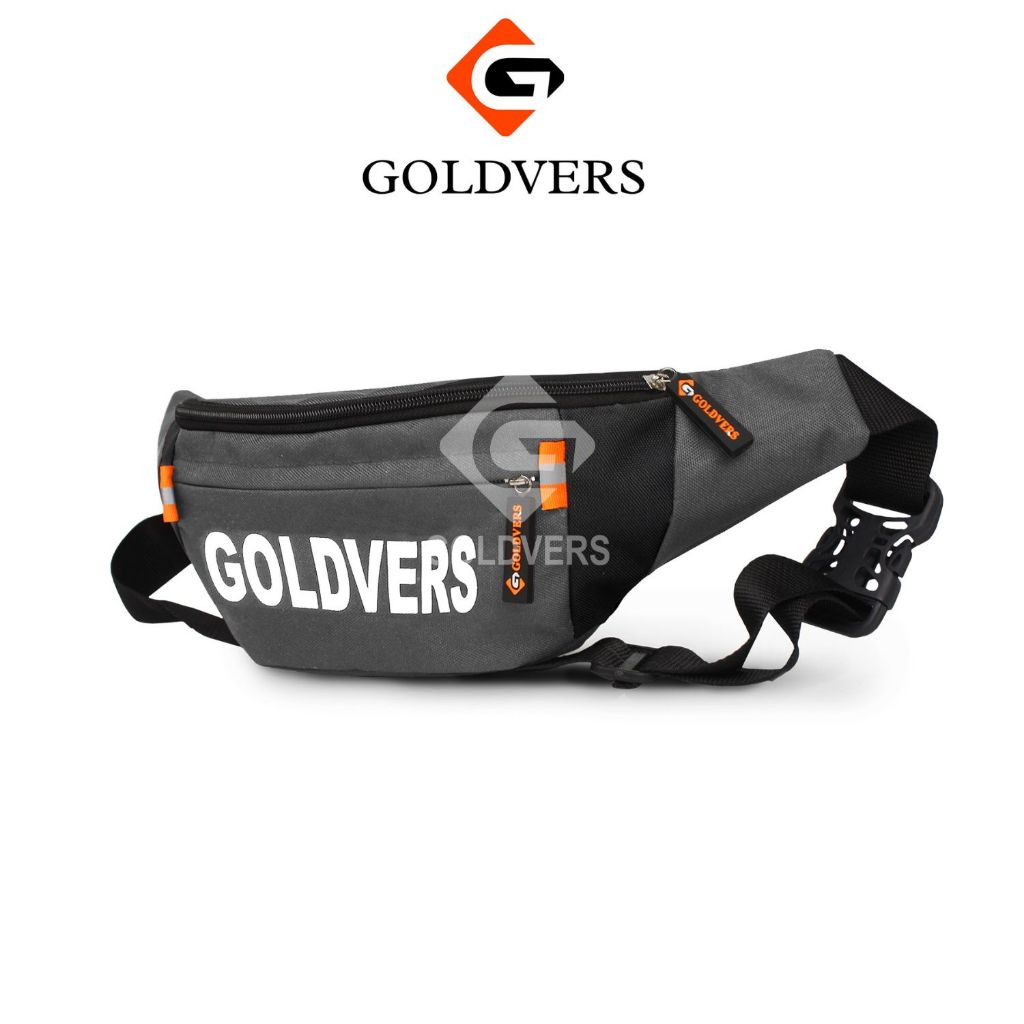 Goldvers - JUMPER Tas Slempang Dada Fashion Pria Waistbag Pria Tas Selempang Pria Slingbag Cowok-Gol