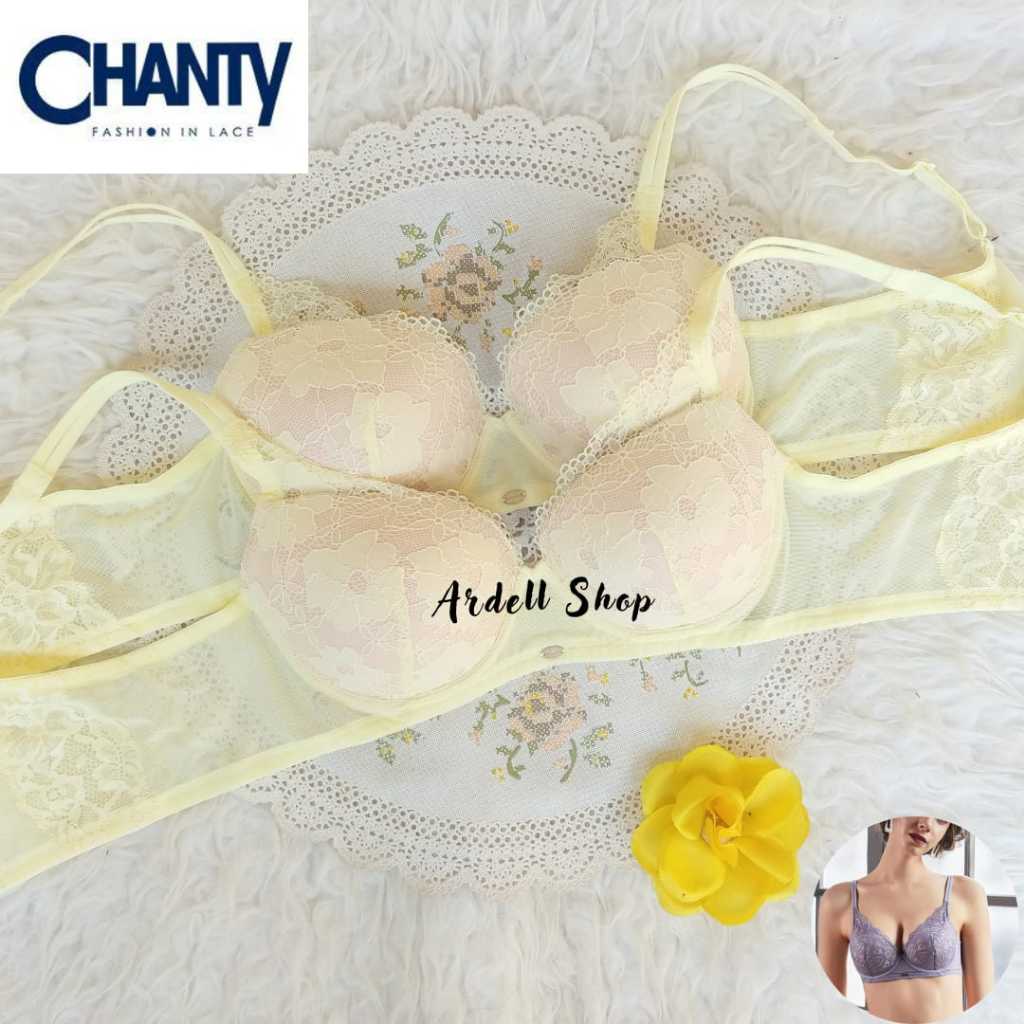 DC BRA WANITA TANPA KAWAT CHANTY LOGO RENDA CUP 34B TDE PAKAIAN DALAM