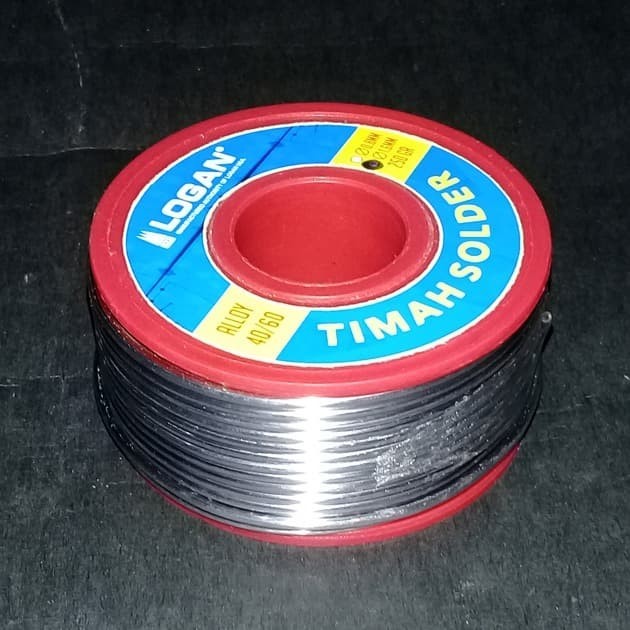 Timah Solder 250 Gram Logan / Kawat Timah Solder / TImah Solder Roll