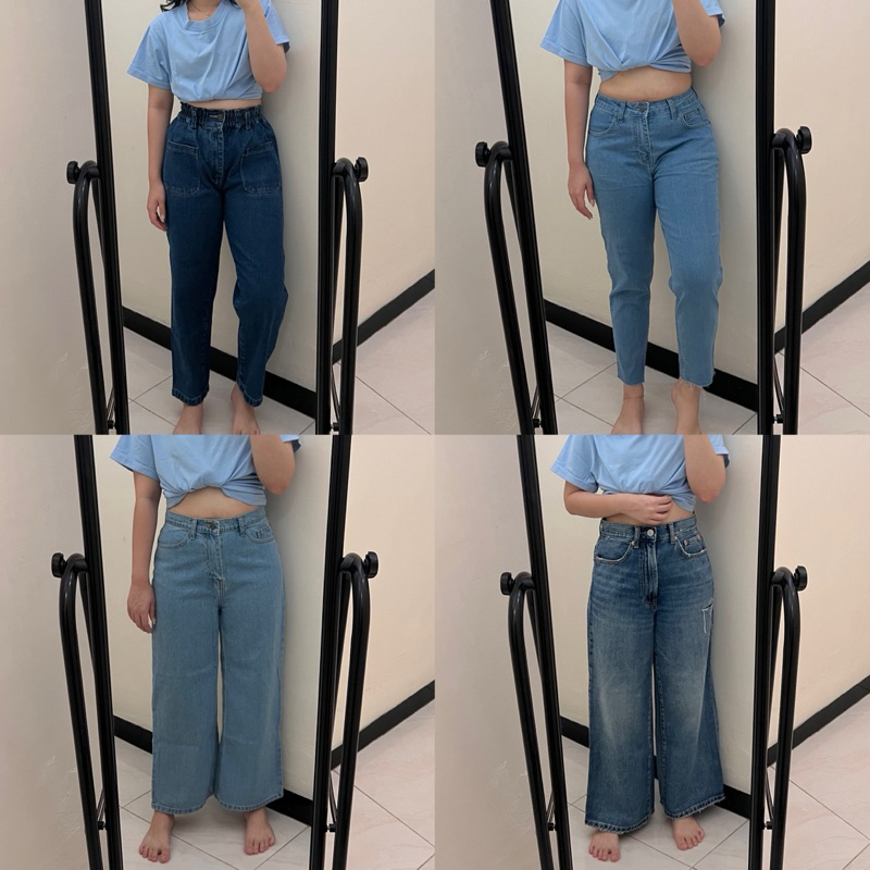 PRELOVED Bottom Jeans | Stradivarius/Colorbox/Monomolly