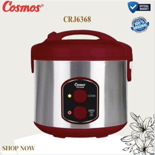 COSMOS RICE COOKER HARMOND CRJ-6368 2L/CRJ6368/CRJ 6368/RICE COOKER BESAR ORIGINAL COSMOS/GARANSI