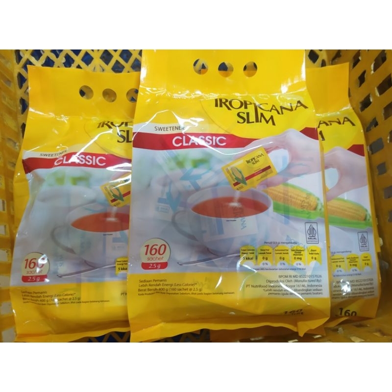 

TROPICANA SLIM SWEETENER CALSSIC 160 sachet