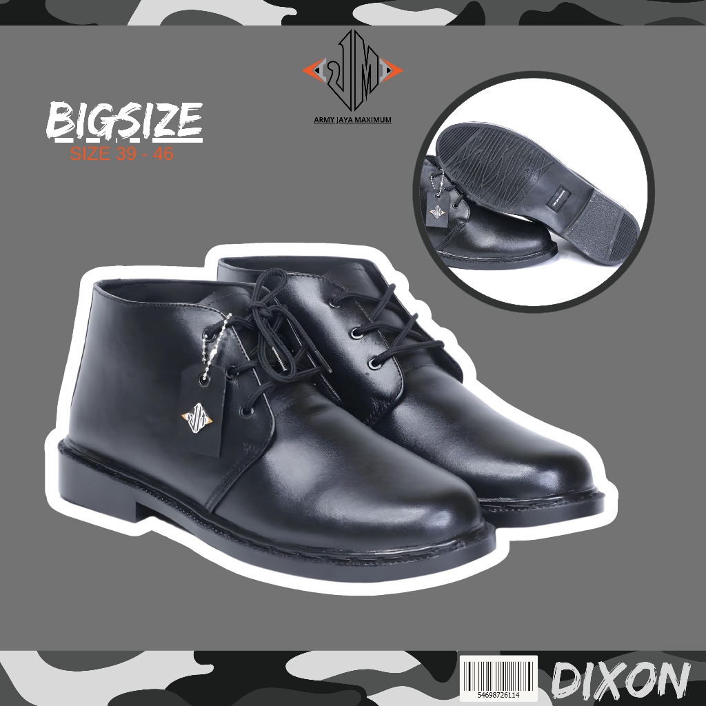 JM Sepatu JUMBO PDH Terbaru BIG SIZE Kulit Sapi Asli Original Pantofel Kuat Dan Aman Cocok Untuk Din