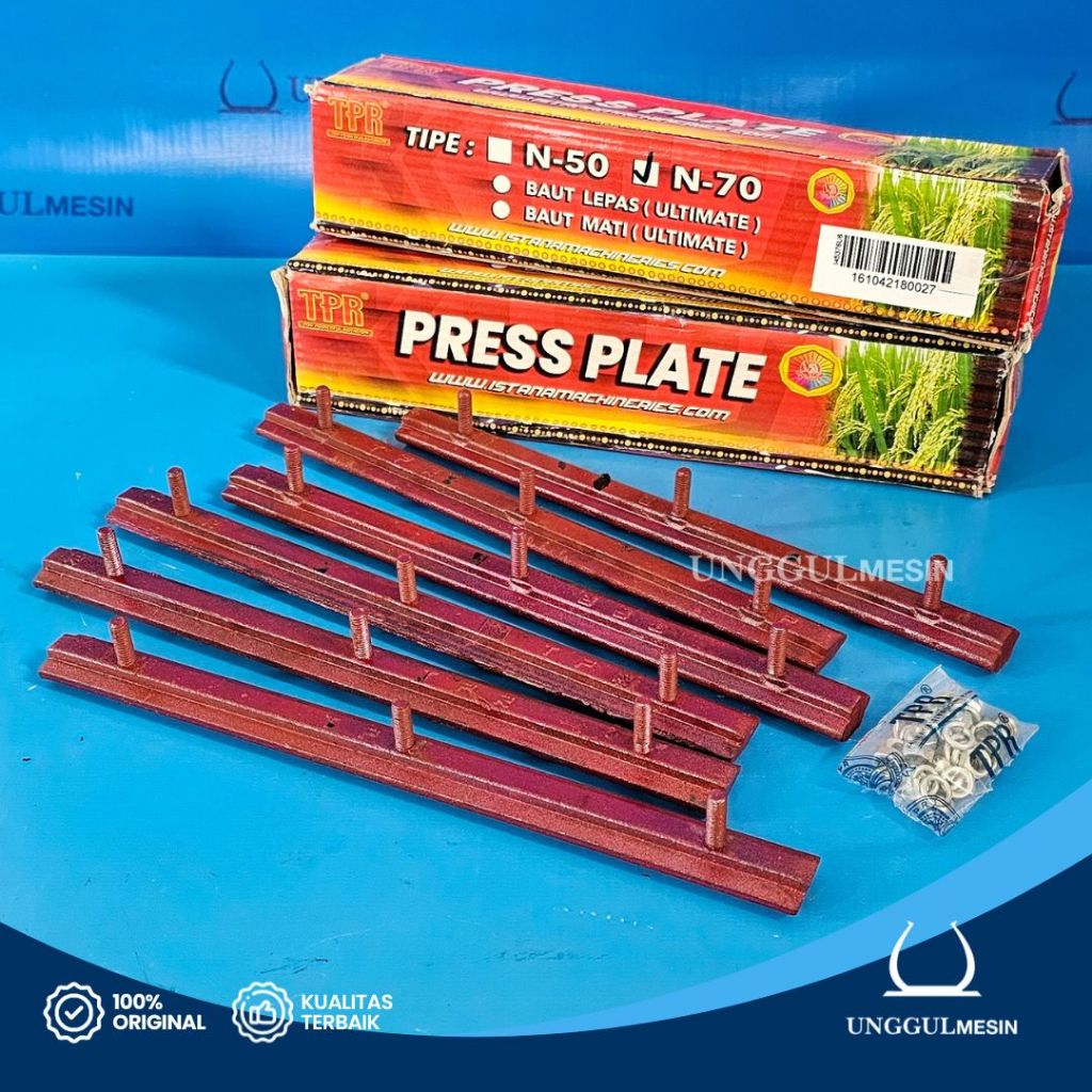 Jepit Saringan N70 / Press Plate N70 / Gapit Saringan N70 TPR Baut Mati