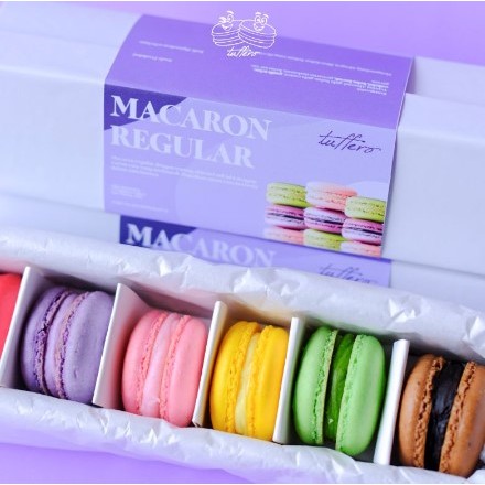 

MACARON BESAR REGULER SPECIAL 1 BOX ISI 6 TEPUNG ALMOND ASLI