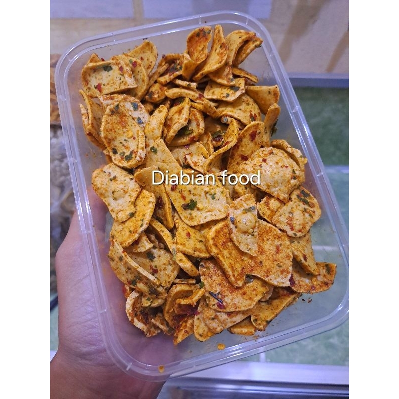 

basreng pedas daun jeruk tinwall