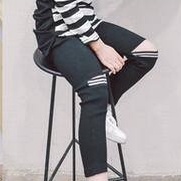 celana legging joger hitam Cewek 1738#25B