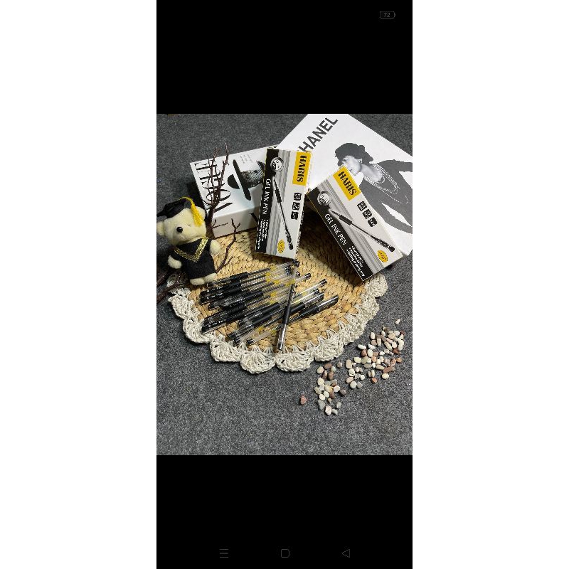 

Haris gel ink 0,5 isi 12 pena minyak pena tinta pena cair pena tulis alat tulis