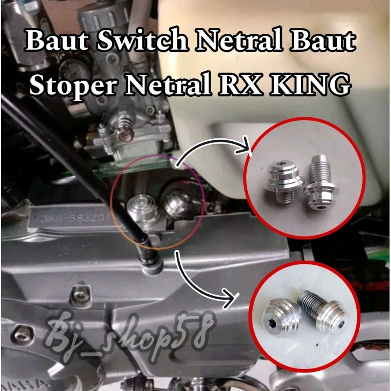 Baut Switch Netral RX King Baut Stoper Netral Rx King