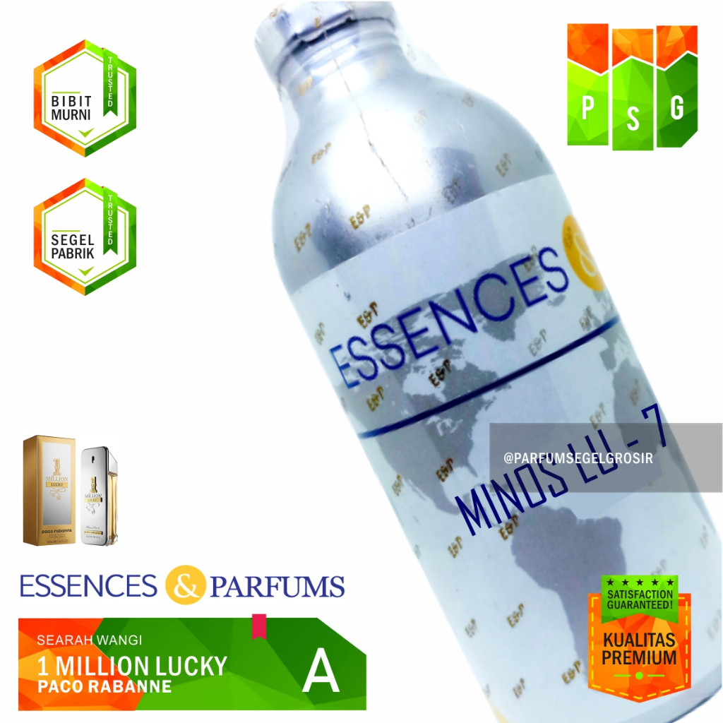 MINOS LU | Grade A | Searah Wangi One Million Lucky | Essences | 500gr Segel