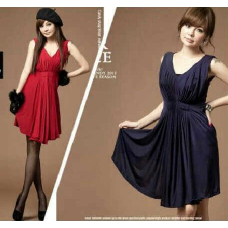 dress ungu muda
