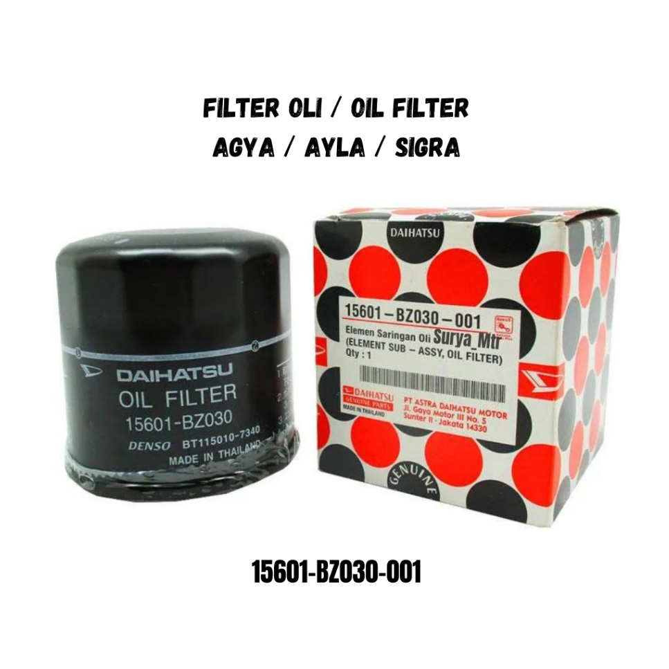 FILTER OLI / OIL FILTER AGYA / AYLA / SIGRA