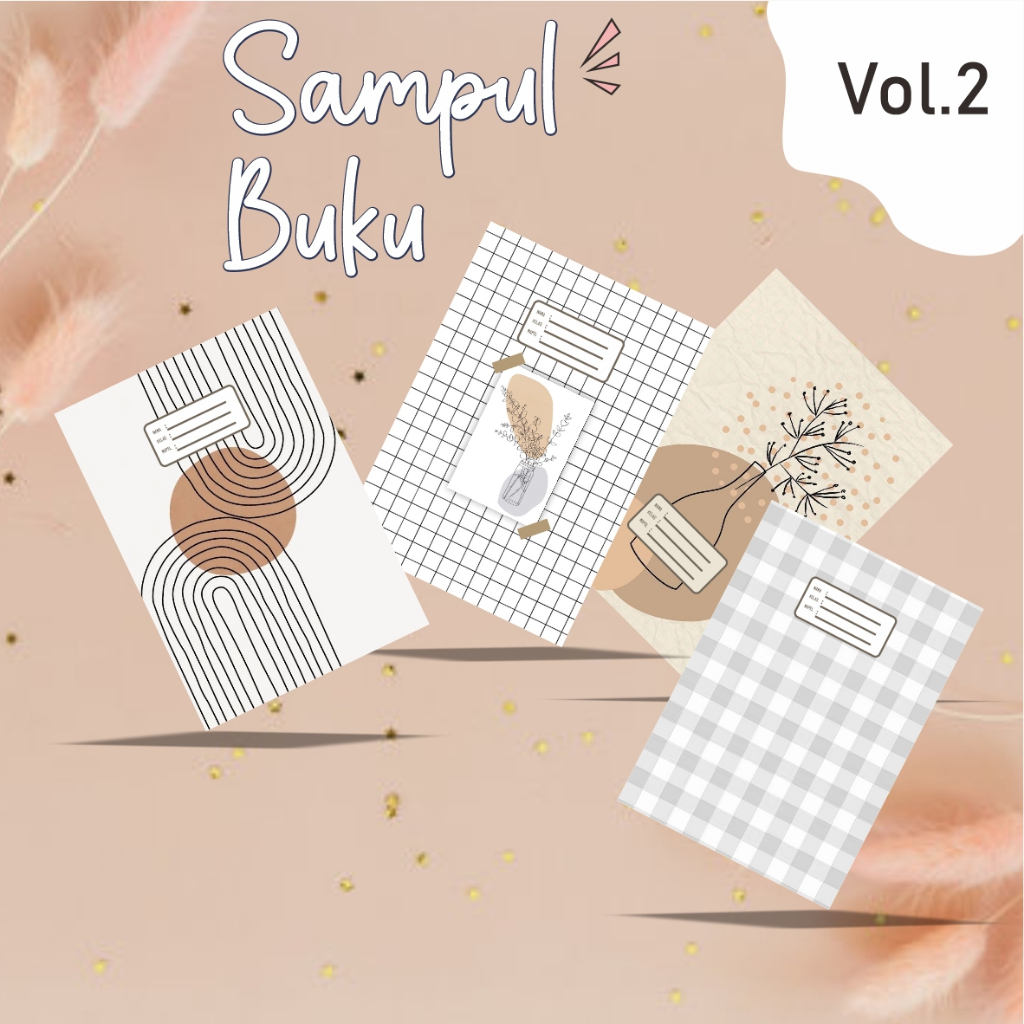

Sampul buku aesthetic Vol. 2 / sampul buku sekolah / sampul buku estetik