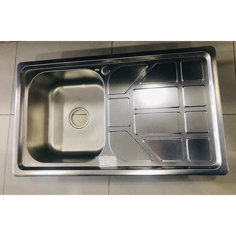 Bak Cuci Piring 1 Lbg Sayap (Tebal) Ukuran 80x50 Type Bs441