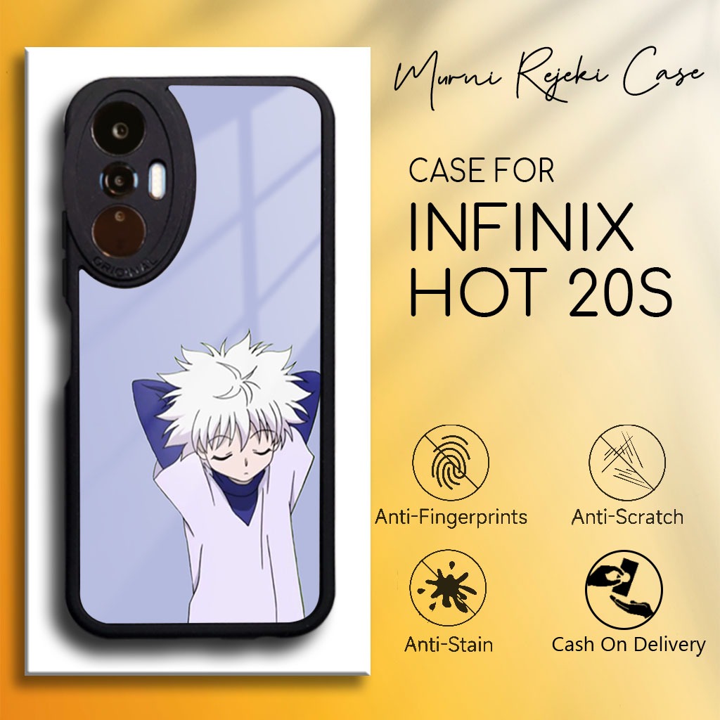 case hp infinix hot 20s terbaru motif kilua case hardcase softcase premium glossy pelindung hp murni
