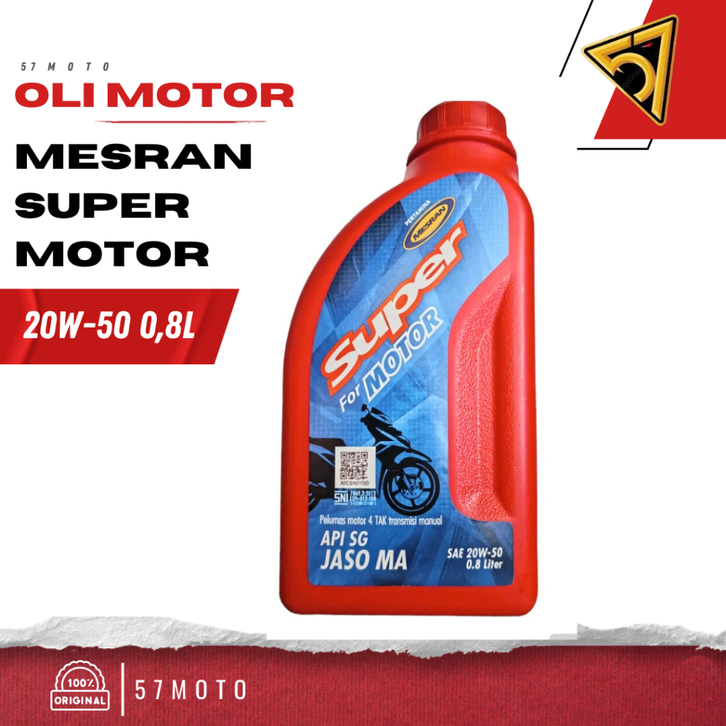 Oli Mesin MESRAN SUPER MOTOR 0,8 L original