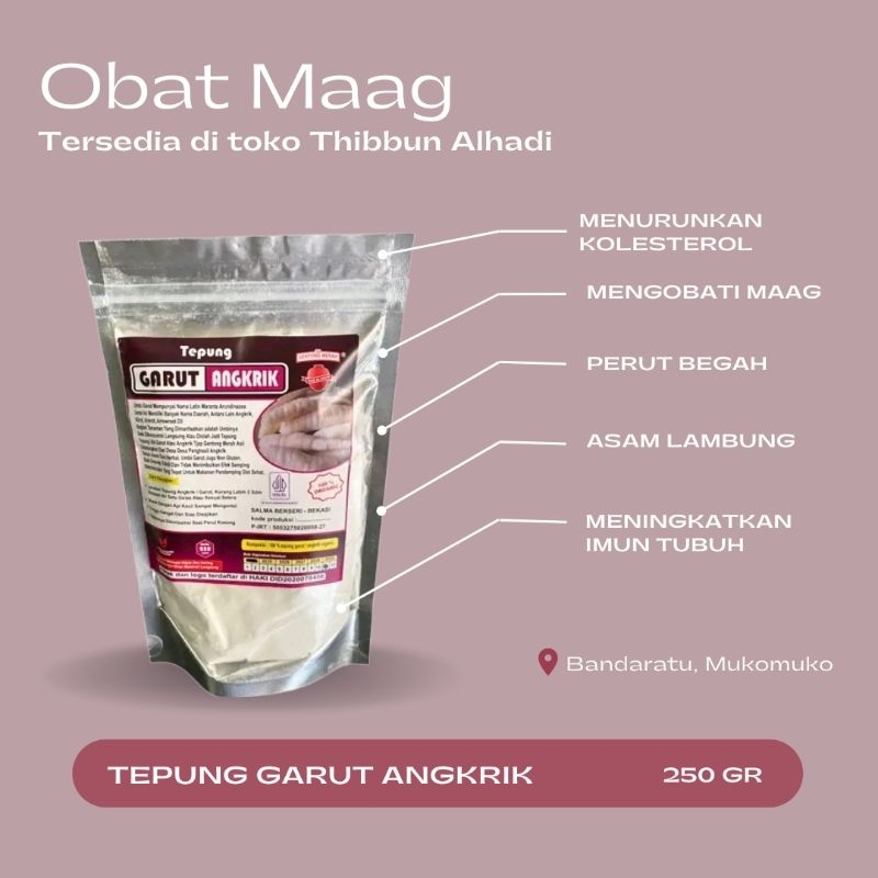 

Tepung Garut Angkrik