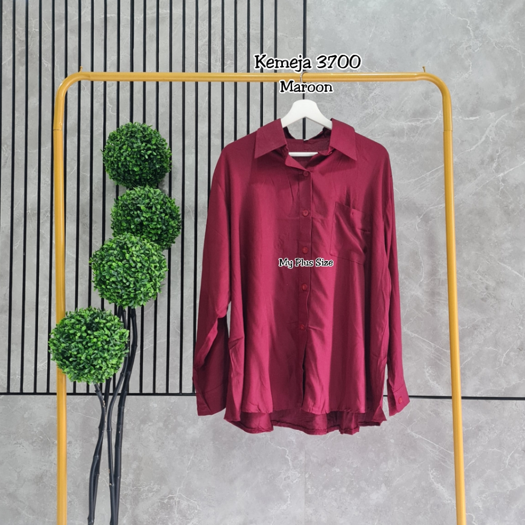 SALE SISA STOCK Atasan Kemeja Blouse Jumbo Wanita, 2XL, 3XL, 5XL & 6XL