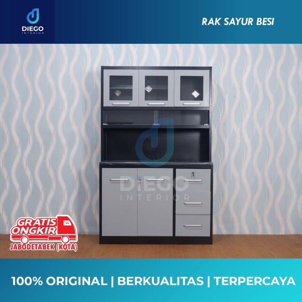 Lemari Dapur Lemari Piring Rak Dapur Lemari Dapur Minimalis Rak Dapur Serbaguna Rak Penyimpanan Dapu