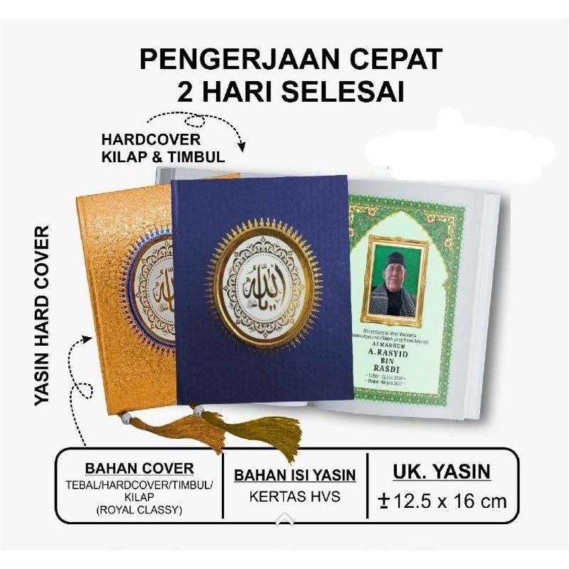 

YASIN HARDCOVER 128 HALAMAN ¦¦ BUKU YASIN DAN TAHLIL