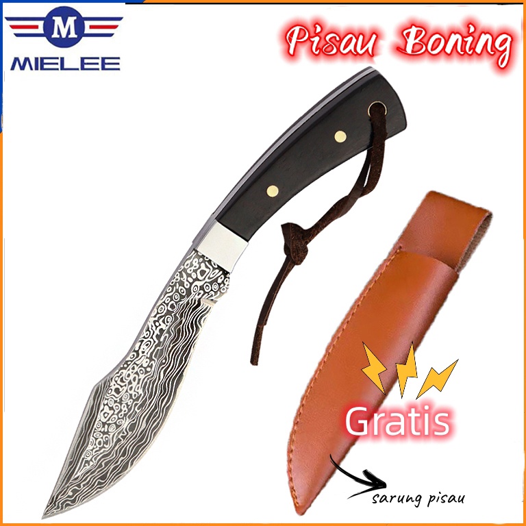 KODE W76W MIELEE Pisau Super Tajam Jepang Pisau Luar Ruangan Impor Pisau Daging Pisau Daging Lipat M