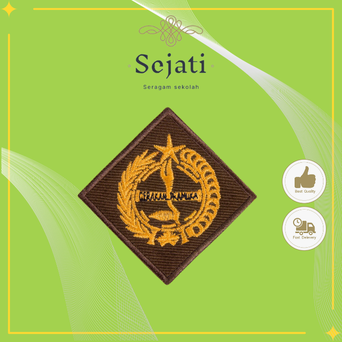 seragam sejati pramuka tapel pramuka - badge pramuka