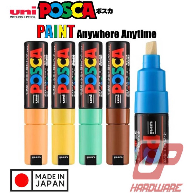 

KODE R64V UNI POSCA PC8K Paint Marker Broad Tip