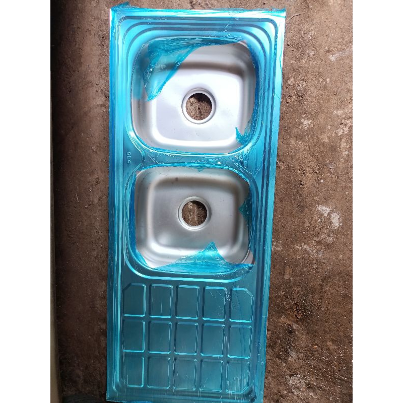 bak cuci piring 2 lobang