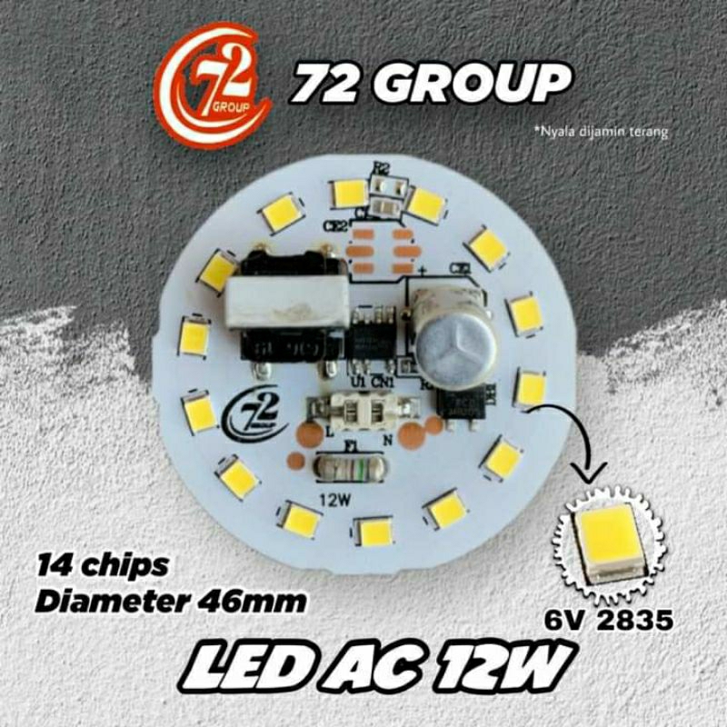 Mesin LED AC 12watt