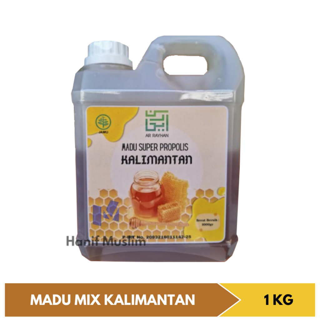 

Madu Super Propolis Kalimantan Ar-Rayhan 1KG Madu Hutan Kalimantan Plus Bee Pollen dan Royal Jelly