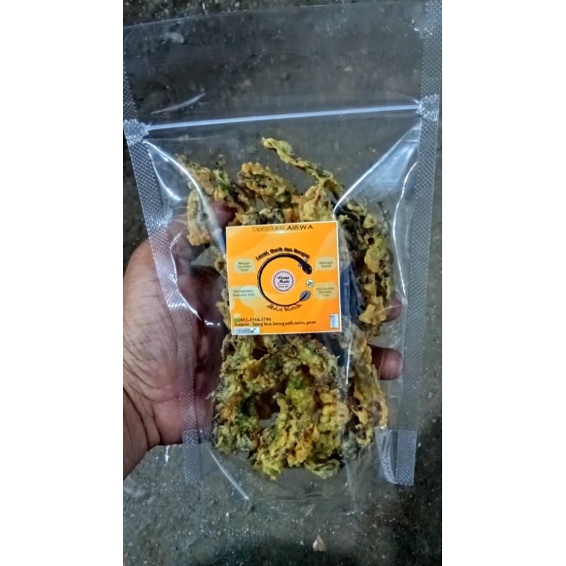 

kripik belut kriuk