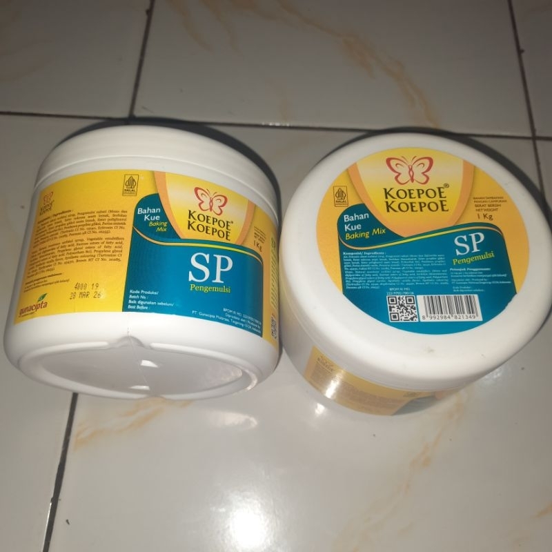 

SP Koepoe koepoe 1kg Pengemulsi/Emulsifier pengembang adonan Exp Januari 2027 baking mix bahan kue