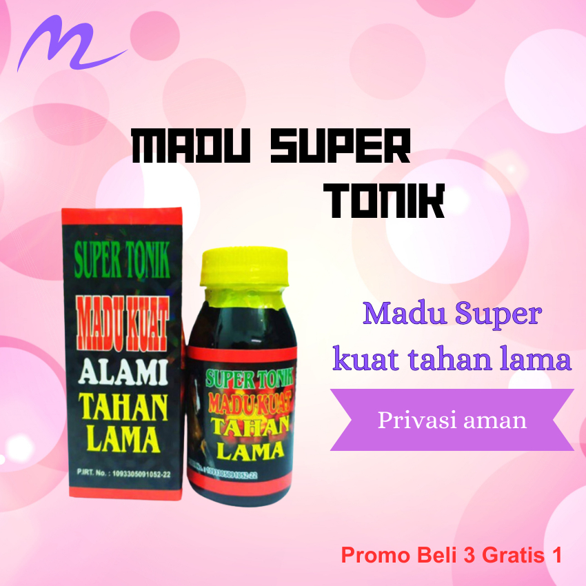 

Madu Penunjang Performa & Penambah Durasi Madu Super Tonik Ampuh Kuat Tahan Lama