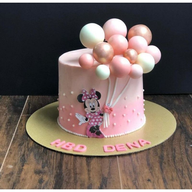 

Mickey mouse pink cake birthday