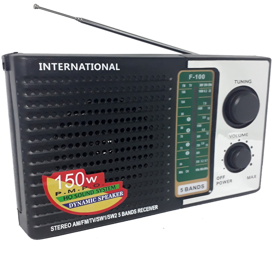 Premium Radio International F1 Radio 5 Band FM AM SW1 SW2  Poble Radio