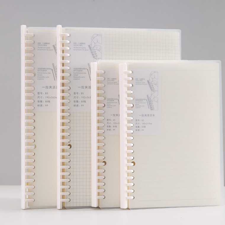 

Binder Note Spiral Ring Model Garis Polos Dotted Grid A5 B5 8 lembar ART K6G4