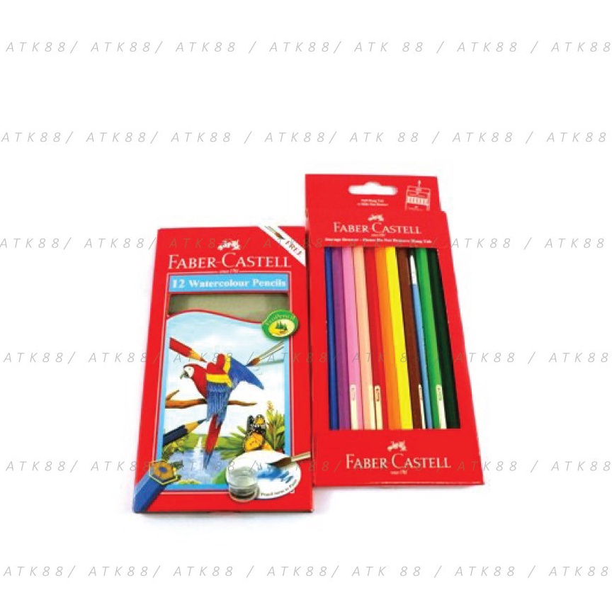 

Pensil Warna FaberCastell 12 Watercolour Pencils 114462 ART R4Y3
